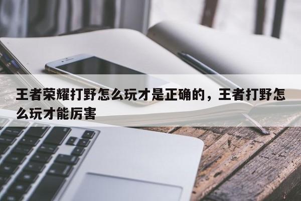 王者荣耀打野怎么玩才是正确的，王者打野怎么玩才能厉害-第1张图片-梵四游戏网