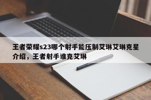 王者荣耀s23哪个射手能压制艾琳艾琳克星介绍，王者射手谁克艾琳-第2张图片-梵四游戏网