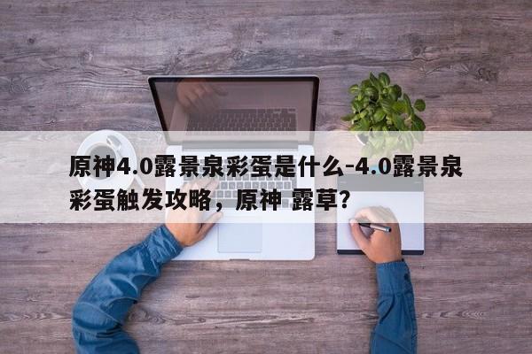 原神4.0露景泉彩蛋是什么-4.0露景泉彩蛋触发攻略，原神 露草？-第1张图片-梵四游戏网