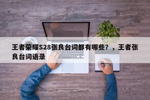 王者荣耀S28张良台词都有哪些？，王者张良台词语录-第3张图片-梵四游戏网