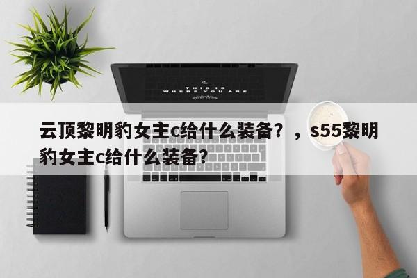 云顶黎明豹女主c给什么装备？，s55黎明豹女主c给什么装备？-第2张图片-梵四游戏网