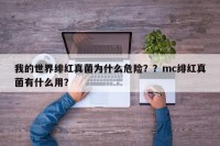 我的世界绯红真菌为什么危险？？mc绯红真菌有什么用？