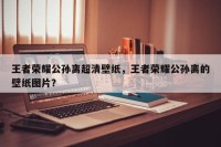 王者荣耀公孙离超清壁纸，王者荣耀公孙离的壁纸图片？